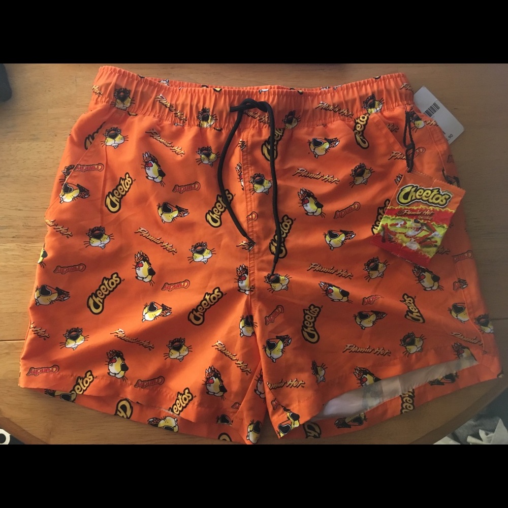Brand New Forever21 Hot Cheetos Swim Shorts Size M